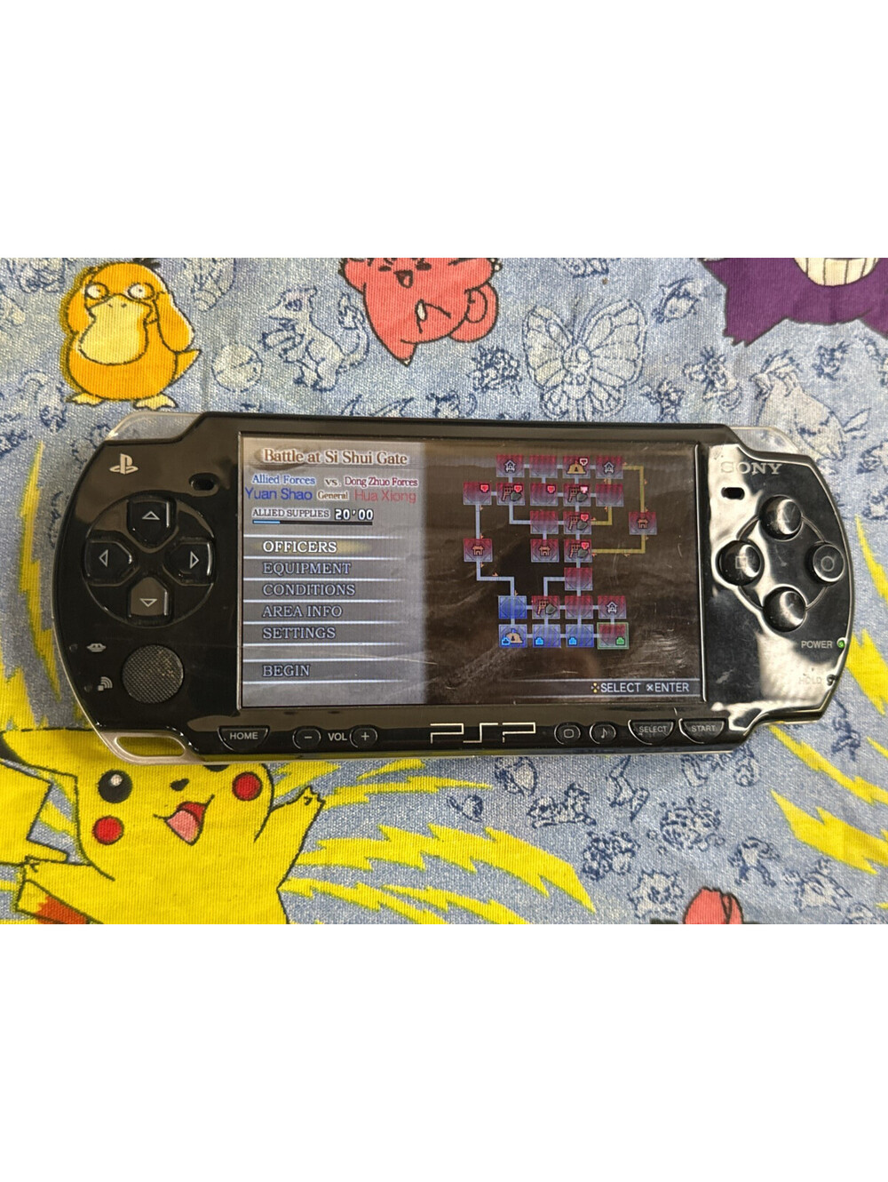 Sony PSP 2001 USA Region Black Console Tested Working New Battery